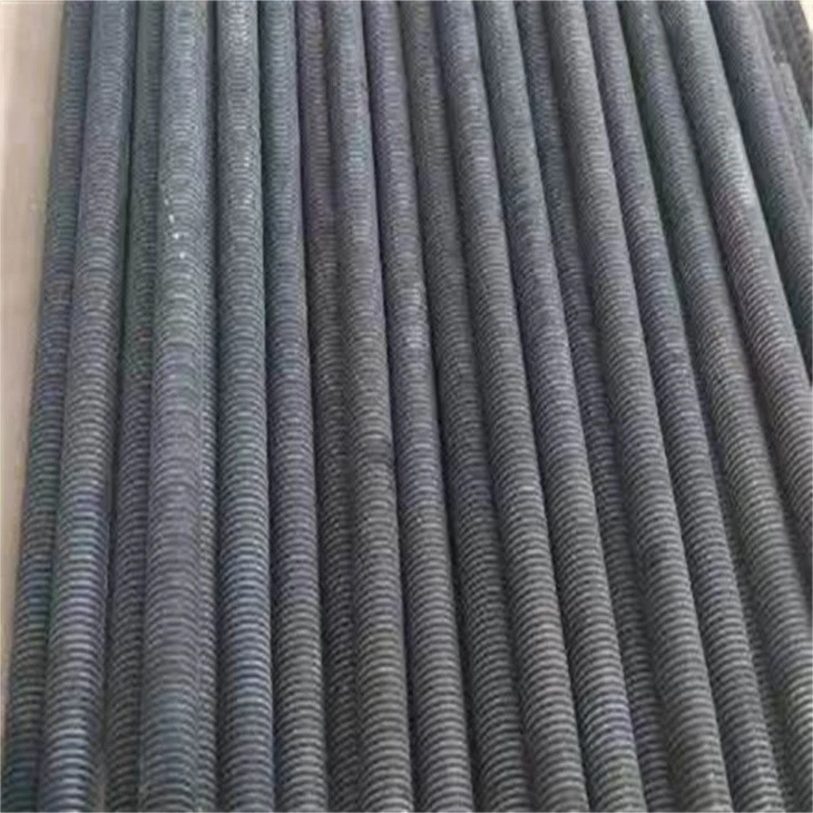 Alta Frecuencia Soldada Caldera De Tubos Aleteados Tubo Aleteado En Espiral De Acero De Refrigeración Alrededor Del Tubo Aleteado